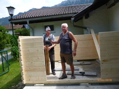 Foto H&uuml;tterlbau Juni 2018