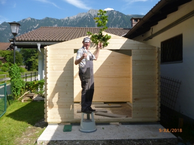 Foto H&uuml;tterlbau Juni 2018