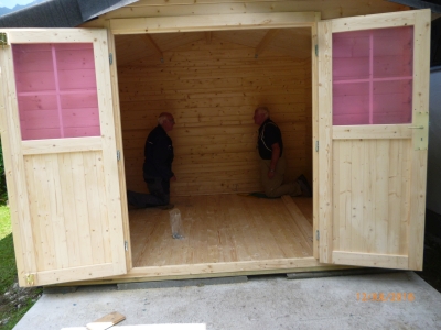 Foto H&uuml;tterlbau Juni 2018