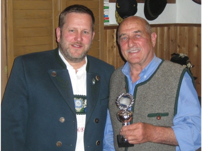 Foto Sch&uuml;tzenmeister Hans Steinbrecher mit G&uuml;nther W&ouml;rner