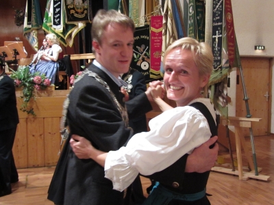Foto auf dem Gausch&uuml;tzenball in Oberammergau