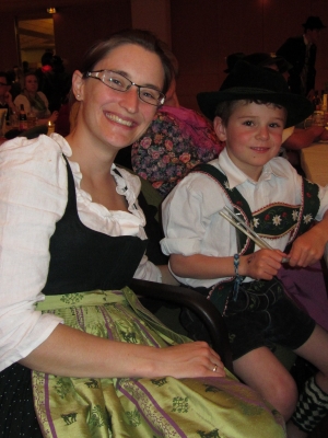 Foto auf dem Gausch&uuml;tzenball in Oberammergau