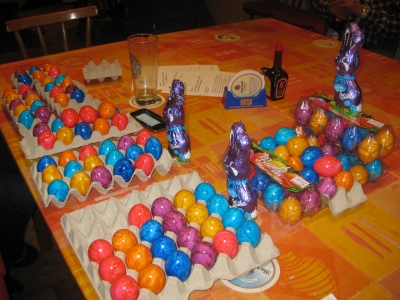 Foto vom Ostereierschie&szlig;en