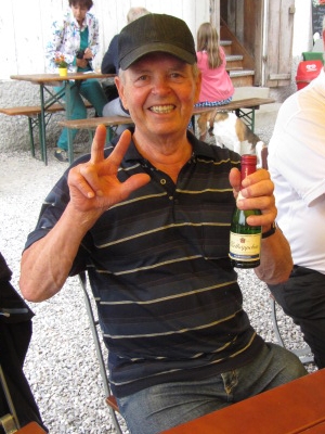 Foto mit den Siegern des Kegelturniers