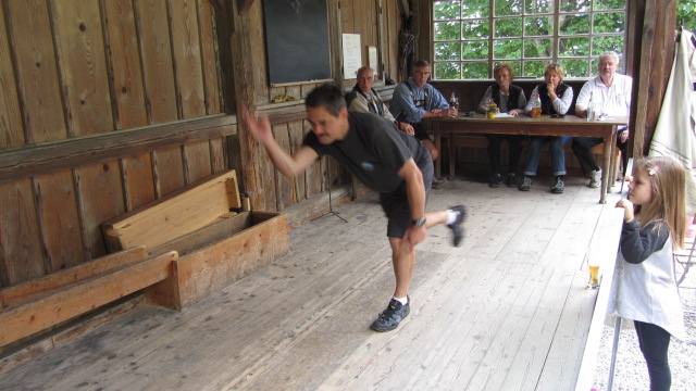 Foto mit den Siegern des Kegelturniers