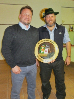 Foto Sieger der Festscheibe Michael Rappengl&uuml;ck