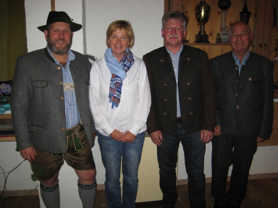 Foto von den Ehrungen bei der Generalversammlung