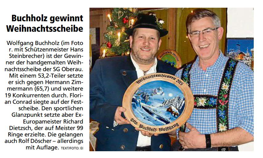 Artikel im Garmisch-Partenkirchner Tagblatt
