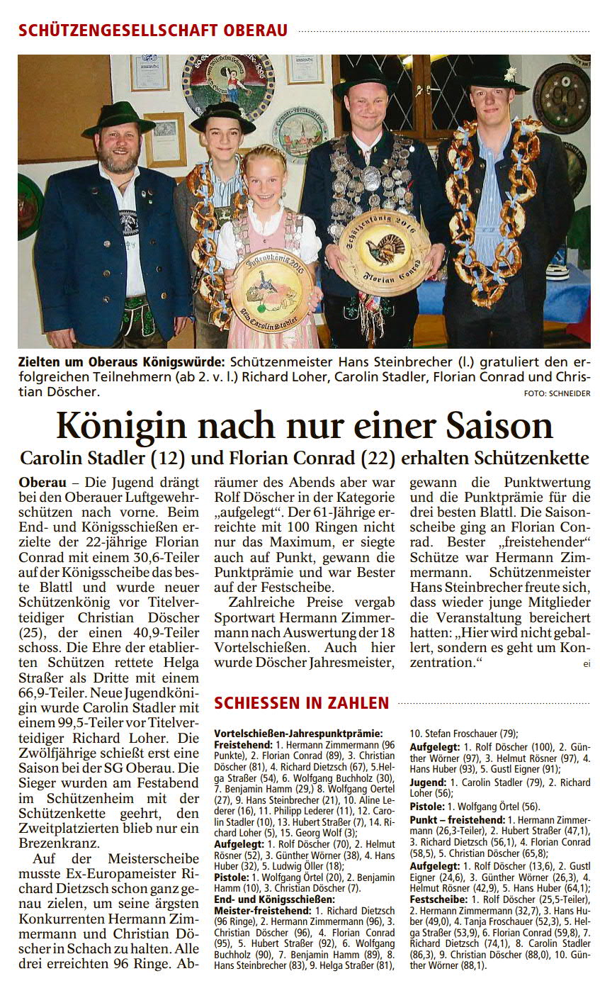 Artikel im Garmisch-Partenkirchner Tagblatt